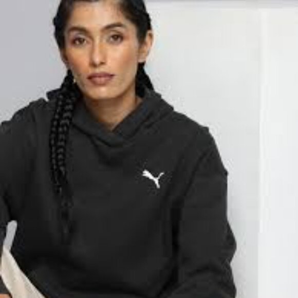 Puma Black Pullover with White Logo - Picture 4 of 4